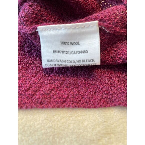 Eileen Fisher Womens Texture Wool Knit Sweater Top S Academia Classic Y2K Vtg - Picture 7 of 9